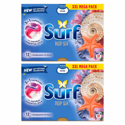 Surf 3 in 1 Laundry Detergent Deep Sea 2 or 4 Pack - Buy 2