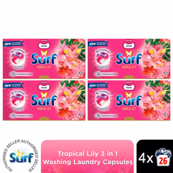 Surf 3in1 Laundry Detergent Tropical Lily 2 or 4pk - Buy 4