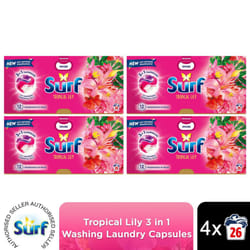 Surf 3in1 Laundry Detergent Tropical Lily 2 or 4pk - Buy 4