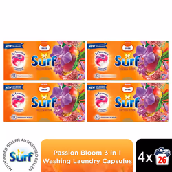 Surf 3in1 Laundry Detergent Passion Bloom 2 or 4pk - Buy 4