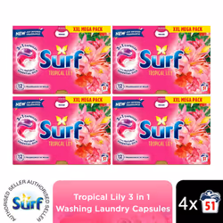 Surf 3in1 Laundry Detergent Tropical Lily 2 or 4pk - Buy 4