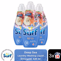 Surf Laundry Detergent Deep Sea 1.30 Litre, 2or3pk - Buy 3