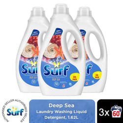 Surf Laundry Detergent Deep Sea 1.62 L, 2 or 3 Pk - Buy 3