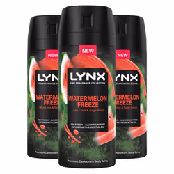 Lynx Men Deodorant Watermelon Freeze with 72Hrs Freshness 150ml, 3 Pack