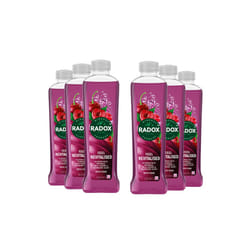 6x Radox Mineral Therapy Feel Revitalised Bath Soak w/ Cherry & Raspberry, 500ml