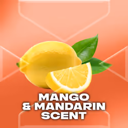 Sunset Fresh XXL Anti-Perspirant Aerosol Men's Deodorant Spray with a mango & mandarin scent for 72 hour invisible sweat protection 6x 250 ml