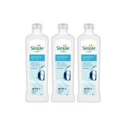3x Simple Kind to Skin Sensitive Bath Soak Hypoallergenic for All Skin Types, 1L