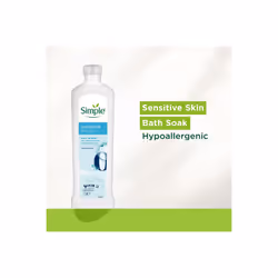 3x Simple Kind to Skin Sensitive Bath Soak Hypoallergenic for All Skin Types, 1L - Additional view 5