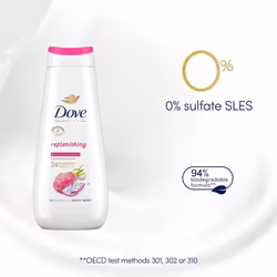 DoveAdvancedCare BodyWash Replenishing400ml,3or6Pk - Dove Advanced Care Body Wash Replenishing 400ml, 3Pk - Additional view 4