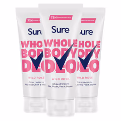 Sure Fresh Citrus Whole Body Deodorant Stick Aluminium Free 50ml, 3 Pack