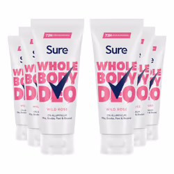 Sure Fresh Citrus Whole Body Deodorant Stick Aluminium Free 50ml, 6 Pack