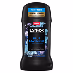 Lynx Deodorant Stick Blue Lavender with 72Hrs Freshness 50ml, 3 Pack