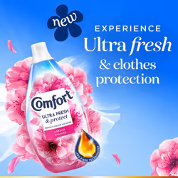 Comfort Ultra Fresh Fabric Conditioner Sakura Dreams, 58W 870ml, 6 Pk