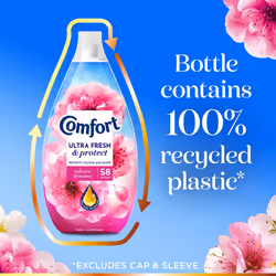 Comfort Ultra Fresh Fabric Conditioner Sakura Dreams, 58W 870ml, 6 Pk