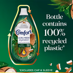 Comfort Ultra Fresh Fabric Conditioner Coco Fantasy, 58W 870ml, 6 Pk