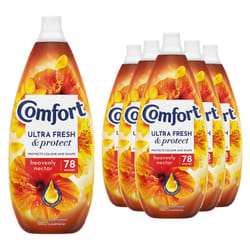 Comfort Ultra Fresh Fabric Conditioner Heavenly Nectar, 78W 1.17L,6Pk