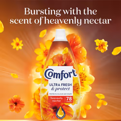 Comfort Ultra Fresh Fabric Conditioner Heavenly Nectar, 78W 1.17L,6Pk
