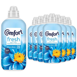 Comfort Fresh Blue Skies Liquid Fabric Conditioner 31 W 930ml, 8 Pack