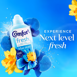 Comfort Fresh Blue Skies Liquid Fabric Conditioner 31 W 930ml, 8 Pack