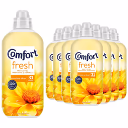 Comfort Fresh Sunshiny Days Liquid Fabric Conditioner 31W 930ml, 8 Pk