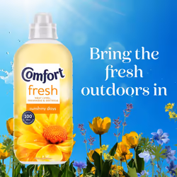 Comfort Fresh Sunshiny Days Liquid Fabric Conditioner 31W 930ml, 8 Pk
