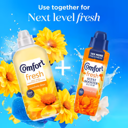 Comfort Fresh Sunshiny Days Liquid Fabric Conditioner 31W 930ml, 8 Pk