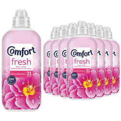 Comfort Fresh Spring Blossom Liquid Fabric Conditioner 31 W 930ml,8Pk