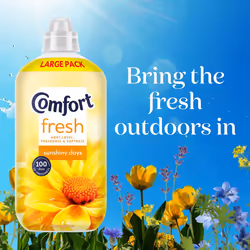 Comfort Fresh Sunshiny Days Liquid Fabric Conditioner 52W 1.56L, 6 Pk