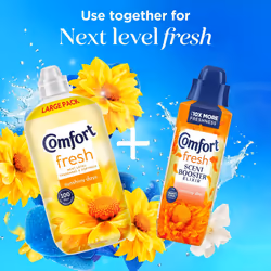 Comfort Fresh Sunshiny Days Liquid Fabric Conditioner 52W 1.56L, 6 Pk