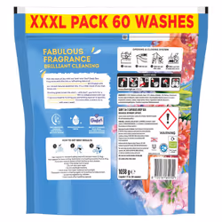 Surf XXXL 3 in 1 Laundry Washing Detergent Capsules Deep Sea, 180 W