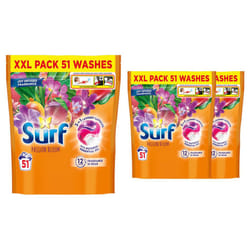 Surf 3 in 1 Laundry Washing Detergent Capsules Passion Bloom, 153 W