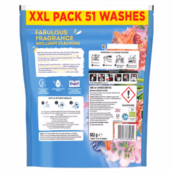 Surf 3 in 1 Laundry Washing Detergent Capsules Deep Sea, 153 W