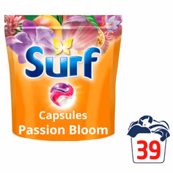 Surf 3 in 1 Laundry Washing Detergent Capsules Passion Bloom, 117 W