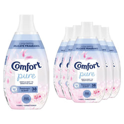 Comfort Fabric Conditioner Pure Heaven Scent, 38 Washes 570ml, 6 Pack
