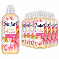Comfort Fabric Conditioner Honeysuckle & Sandalwood, 26W 780ml, 8 Pk