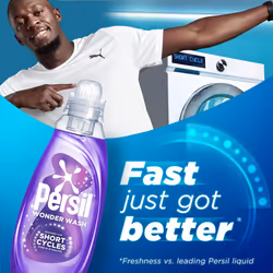 Persil Liquid Laundry Detergent Dazzling White 31 Washes 837ml, 8Pk