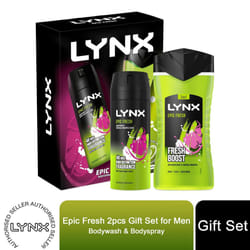 Lynx Epic Fresh 2pcs Bath & Body Gift Set For Men - Buy 1