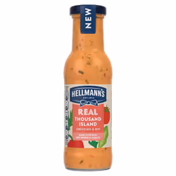Hellmann's Salad Dressing&Dip Real Thousand Island 250ml( pack of 6 )