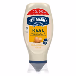 Hellmann's Squeezy Mayonnaise Real 430ml ( pack of 8 )