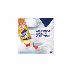 Power Foam Citrus Blast bleach-free toilet & bathroom cleaner upside down spray - Eliminates 99.99%* of germs - 6 x 450 ml