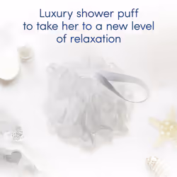 Time to Nourish Body Wash Collection Gift Set with a luxury shower puff perfect gifts for her 2 piece