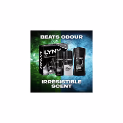 Black Trio Deodorant Gift Set Body Wash, Body Spray & Anti-Perspirant perfect for his daily routine 3 piece