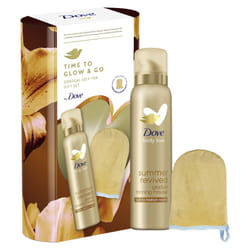 Time to Glow and Go Gradual Self-Tan Gift Set with a tan applicator mitt perfect gifts for her 1 piece