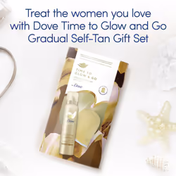 Time to Glow and Go Gradual Self-Tan Gift Set with a tan applicator mitt perfect gifts for her 1 piece