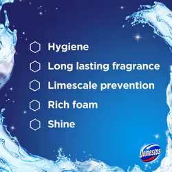 Domestos Power 5 Toilet Rim Block Pine Fresh 50g, Pk of 9