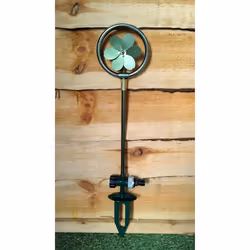 Metal Flower Garden Water Sprinkler Hose Pipe Lawn Watering Stake