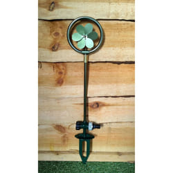 Metal Flower Garden Water Sprinkler Hose Pipe Lawn Watering Stake