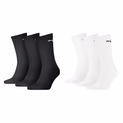 Puma Sport Lightweight Crew Sock (3 Pair) - 9-11 - White