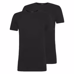 Puma 2 Pack Short Sleeve Crew Neck T-Shirt - Black, X-Large