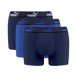 Puma 3 Pack Solid Boxers-ASS4-X-Large - BLUE COMBO, Small
